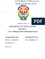 Chemistry Investigatory Project XII