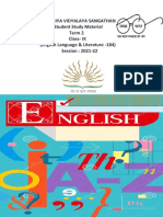 English SSM TERM - 2 CLASS IX 2021-22