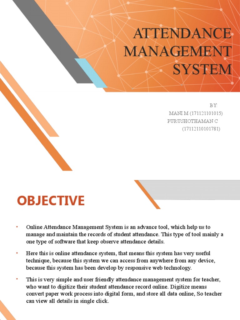 Attendance Management System | PDF | Operating System | Microsoft Windows