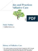 Principles and Practices of Palliative Care