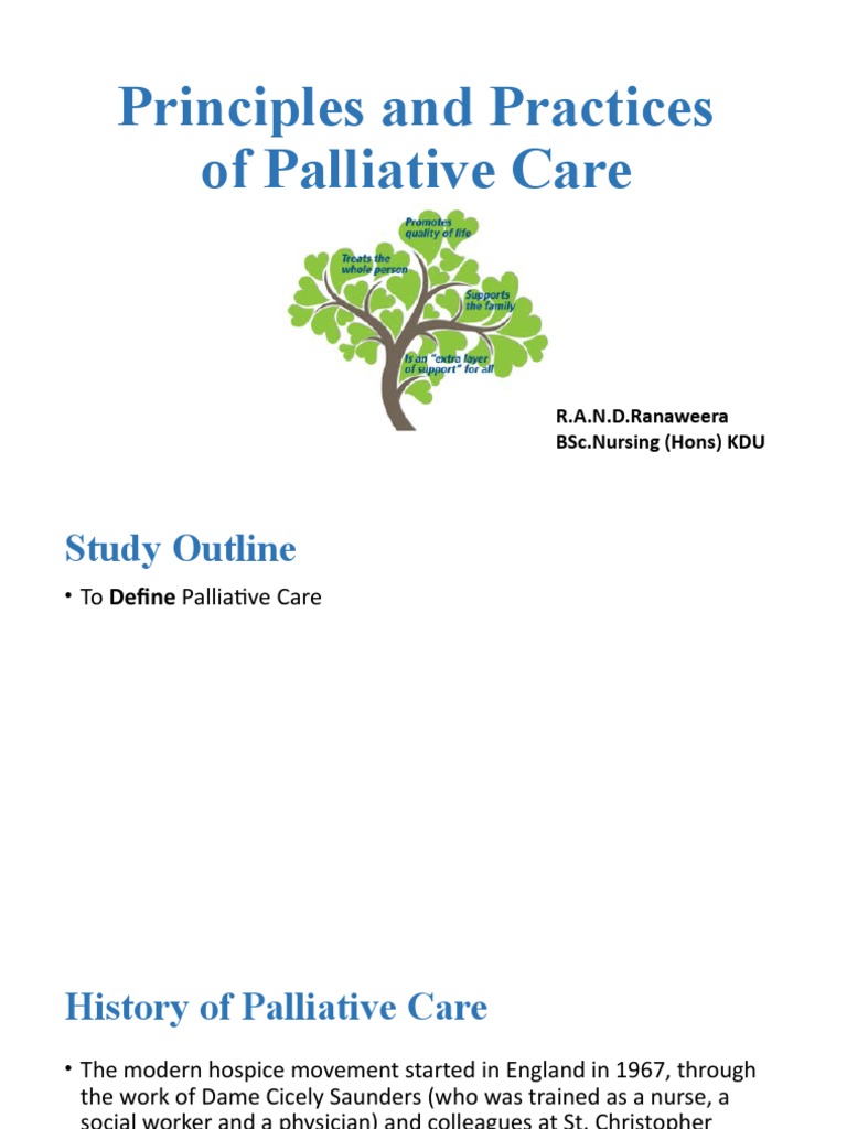 Principles and Practices of Palliative Care PDF Palliative Care