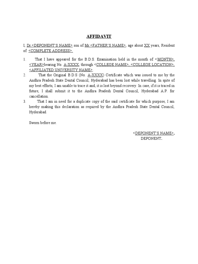 11Indemnity Bond Format For Duplicate CertificateIndeminity 1 PDF