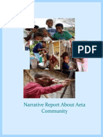 Narrative Report About Aeta Community