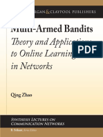 Multi-Armed Bandits Theory and Applications To Online Learning in Networks