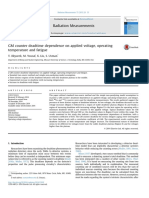 Radiation Measurements: T. Akyurek, M. Yousaf, X. Liu, S. Usman