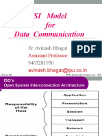 OSI Model For Data Communication: Er. Avinash Bhagat 9463281930