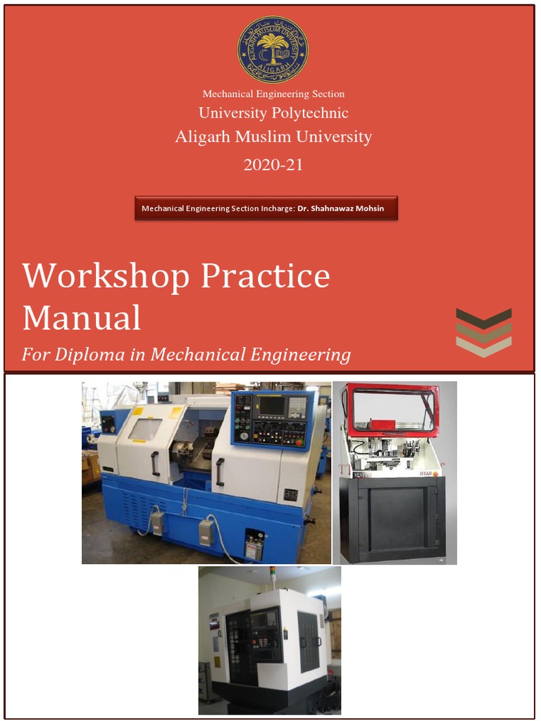Workshop Practice Manual for Diploma | PDF | Forge | Sheet Metal