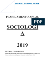 PLANEJAMENTO SOCIOLOGIA 2019