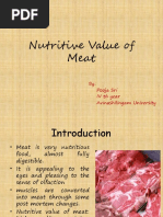 Nutritive Value of Meat