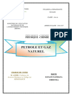 Expose Petrole Et Gaz Naturel