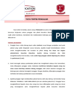 Tata Tertib Pengajar PDF