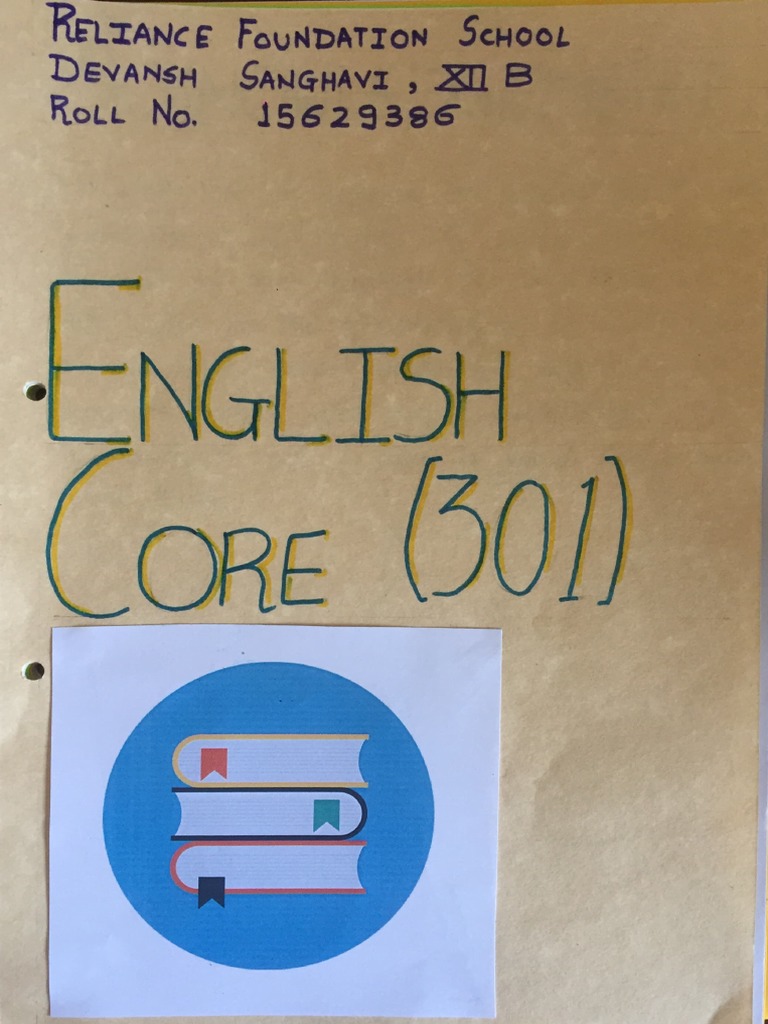 Devansh Sanghavi - 12B - Term II - English Project 2021 22 | PDF ...