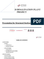 Nfe 60 Migd Desalination Plant Project: Presentation For Structural Steelworks Package