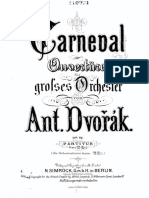 Antonín Dvořák Carnival Overture, Op. 92 - Complete Score