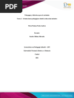 Orientaciones pedagógicas para la inclusión desde la educación inclusiva