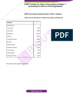 NCERT Solution For Class 12 Accountancy Chapter 1 - Accounting For Not For Profit Organisation