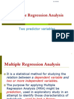 Multiple Regression (2 Variables) - MHSW