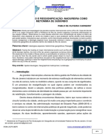 Poder Público E Ressignificação: Madureira Como Metonímia de Subúrbio