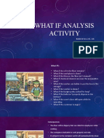 What If Analysis Activity: MADE BY B.S.C.P.E. 321