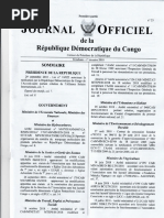 Nouveau barème SMIG en RDC 2025 | PDF
