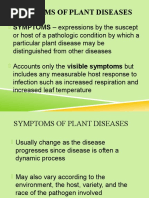 +symptoms of Plant Diseases