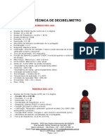 Locação - Decibelimetros