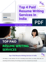 Top 4 Paid Resume Writing Services in India