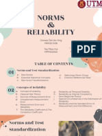 CHAPTER 4 Norms and Reliability