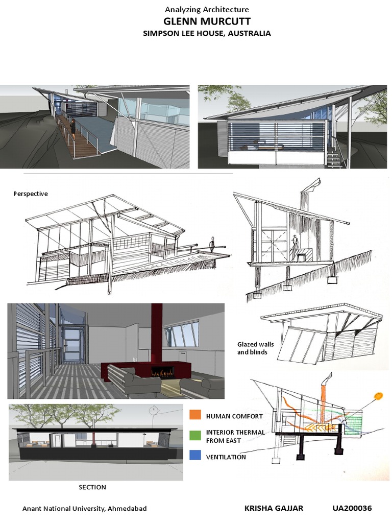 Glenn Murcutt's Simpson Lee House Analysis | PDF