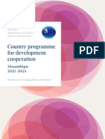 Country Programme For Development Cooperation: Mozambique 2021-2024