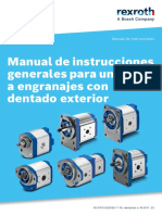 Manual de Instrucciones Generales para Unidades A Engranajes Con Dentado Exterior