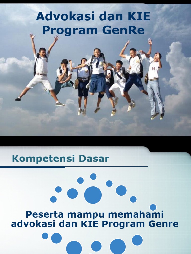 Advokasi & KIE Program GenRe | PDF | Karier & Perkembangan | Sains ...