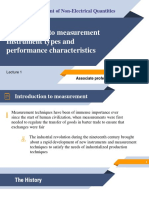 Introduction To Measurement Instrument Types and Performance Characteristics