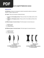 Sign Convention and Lens Formula | PDF | Optics | Light
