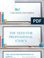 The Need for Professional Ethics in Accounting