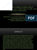 Analysis The Number of Employment, Unemployment.