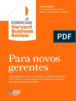 Para Novos Gerentes 10 Leituras Essenciais HBR Harvard Business Review