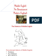 History of The English Language Middle and Modern English (7070)