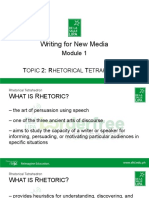 Topic2 - Rhetorical Tetrahedron