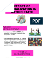 Effects of Globalization on Nation States