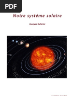 Notre Système Solaire Jacques Deferne Soleil Planètes