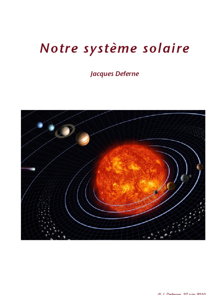 La Terre Dans Le Système Solaire Svt 5ème Evaluation Pdf