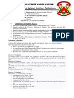 Examen de Transmission Optique2022