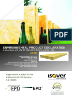 Environmental Product Declaration: Registration Number in The International EPD System: S-P-00965