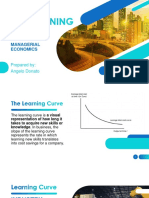 Managerial Economics - Learning Curve