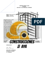 Construcciones JJ Aya Cotizacion