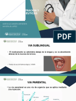 Vías y formas farmacéuticas