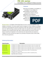 MediaConverter(FM-101 Series) Datasheet Ver 1.1