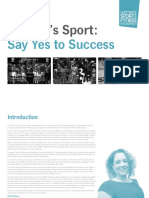 Women's Sport:: Say Yes To Success