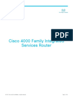 Cisco ISR 4000 Series Datasheet